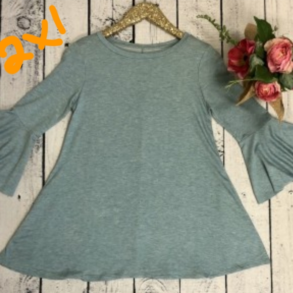 NIB Plus Size Mint Tunic 2XL